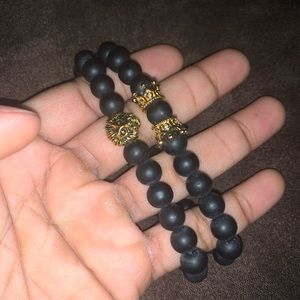 Men’s crowned x king of the jungle bracelet